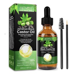 100% Pure Oil, Organic 100% Pure Cold Pressed Jamaican Black Castor