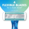 BIC Soleil 4 Women's Disposable 4 Blade Razors, Flexible Blades