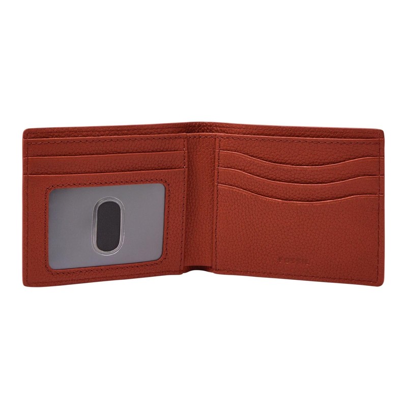 Fossil Anderson Bifold Orange Multi, Orange Multi, Fashionable
