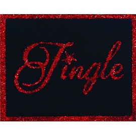 The Gift Wrap Company Boxed Holiday Christmas Cards, Glitter Jingle