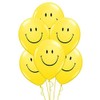 Smile Face Smiling Latex Balloons, 12" Latex, Party Decorations for