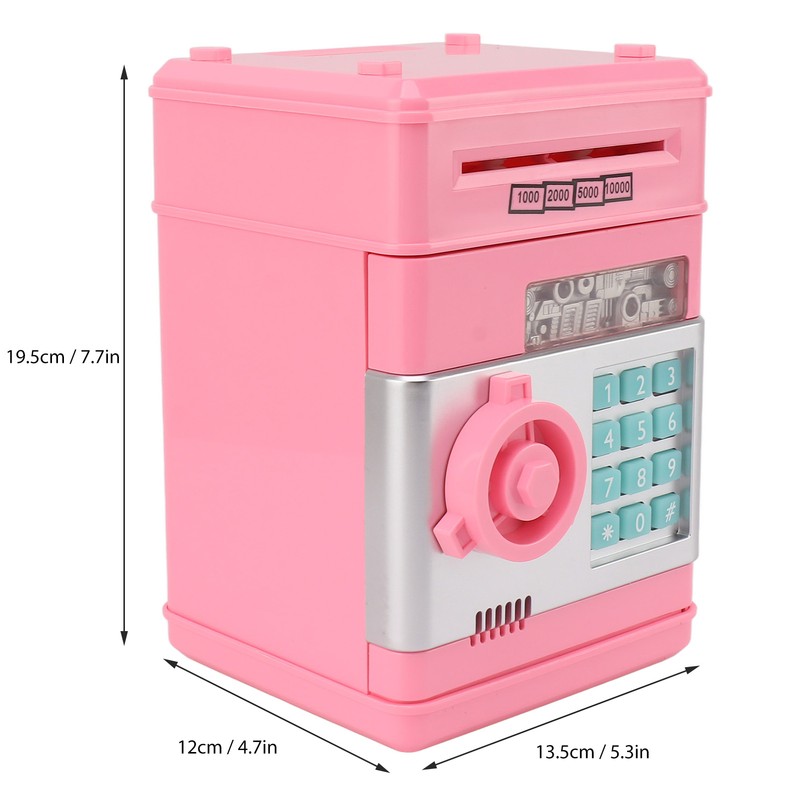 2 Modes ATM Piggy Bank Digital Electronic Paper Money Coins