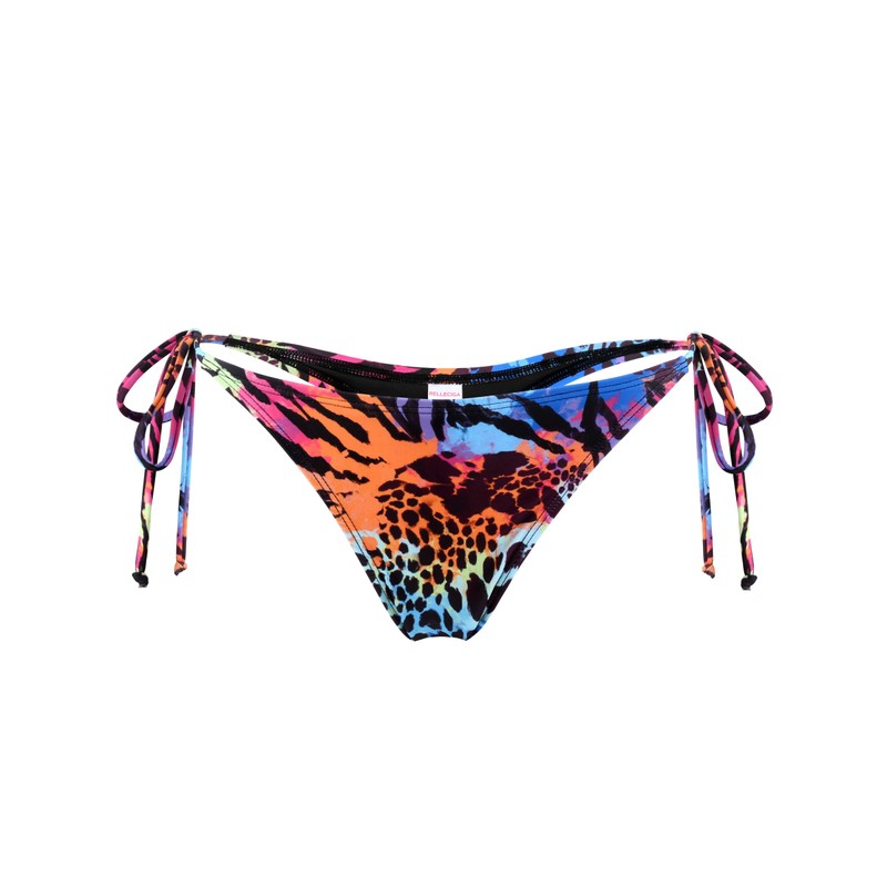 RELLECIGA Braguita de bikini tipo tanga con lazo lateral para