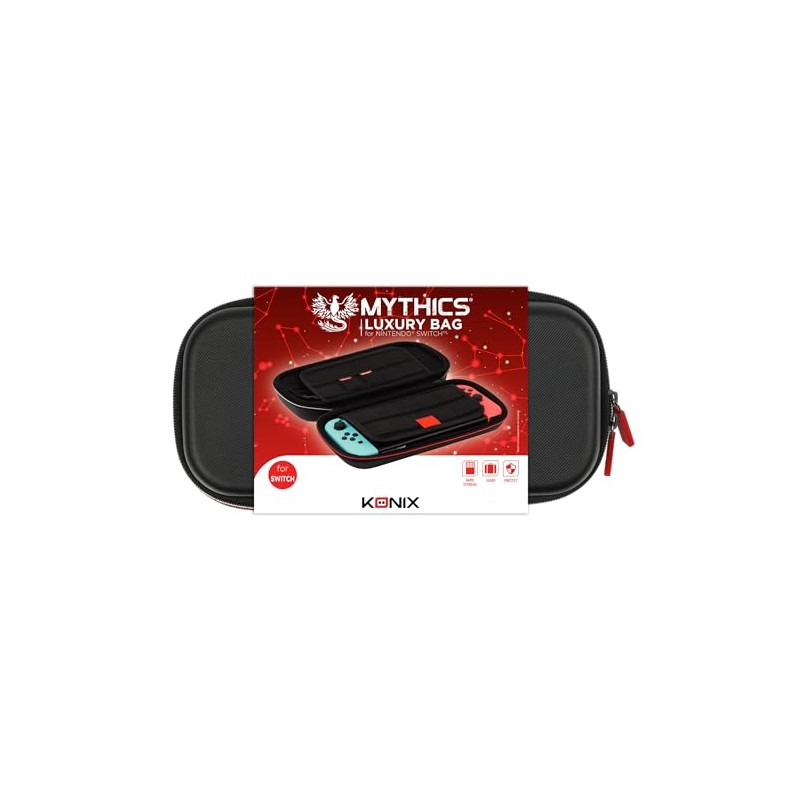 Konix bolsa de lujo noir Switch - Mythics, Negro -,