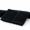 AIMALL Microfiber Towel 35x75cm Black, Multi-Purpose Gym, Sport, Travel, Camping,