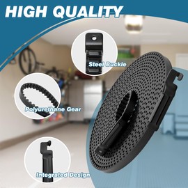 41A5250-2 Drive Belt for 10ft High Garage Doors, 308.35'' Garage Door Openers Belt 041A5250-2, Replacement Belt Compatible with Chamberlain/LiftMaster/Sentex/Whisper Belt Drive Garage Door Opener