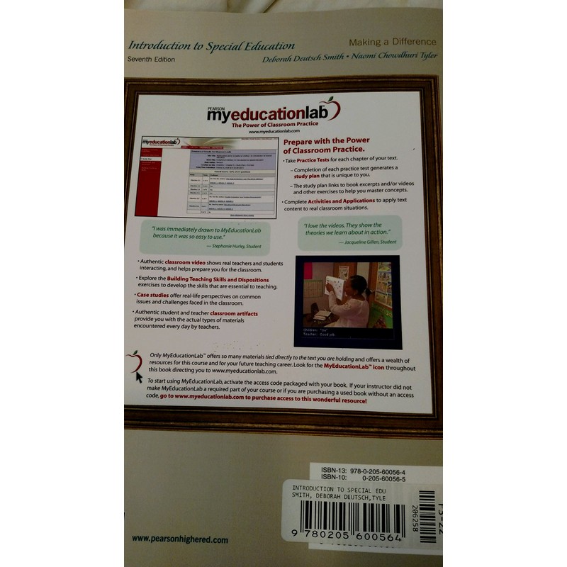 Introduction to Special Education: Making A Difference