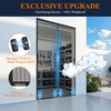MAGZO Magnetic Screen Door with Sliding Track, Fits 30'' x