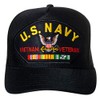 Artisan Owl United States Navy Vietnam Veteran Emblem Patch Hat