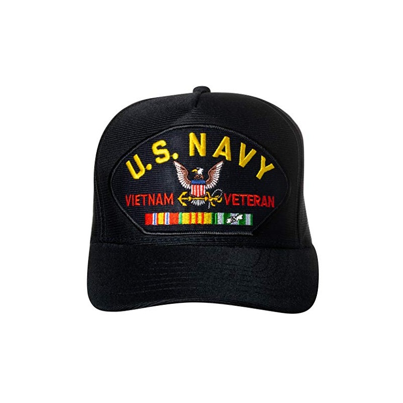 Artisan Owl United States Navy Vietnam Veteran Emblem Patch Hat
