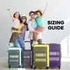 Vokelater Suitcase Organizer - Travel Luggage Hanging Shelves Packing Cube