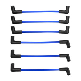 Tavaski 6 Pack Marine Spark Plug Wire Replace 18-28086 Fits for Sierra Marine Mercury, Blue