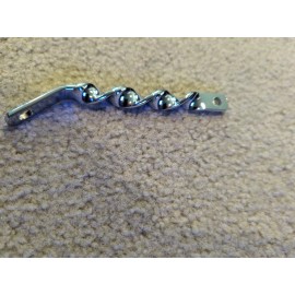 Unbranded CHROME FLAT TWISTED FRONT LIGHT BRACKET CRUISER LOWRIDER CHOPPER BICYCLES