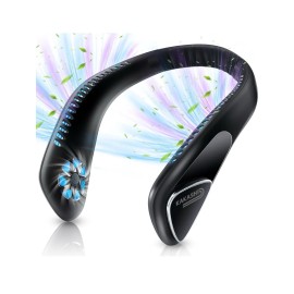 Kakashi 6000mAh Portable Neck Fan Rechargeable, Bladeless Operated Wearable for Travel