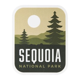 Vagabond Heart Sequoia National Park Sticker - Weatherproof Vinyl Souvenir Decal