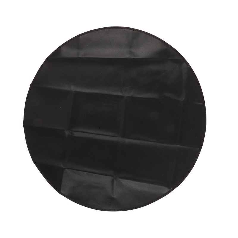Under Grill Mat Fireproof Waterproof Double Sided Portable Round Barbecue