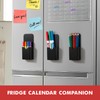BEYGORM 4 Pack Magnetic Pen Holder for Whiteboard, Upgraded with