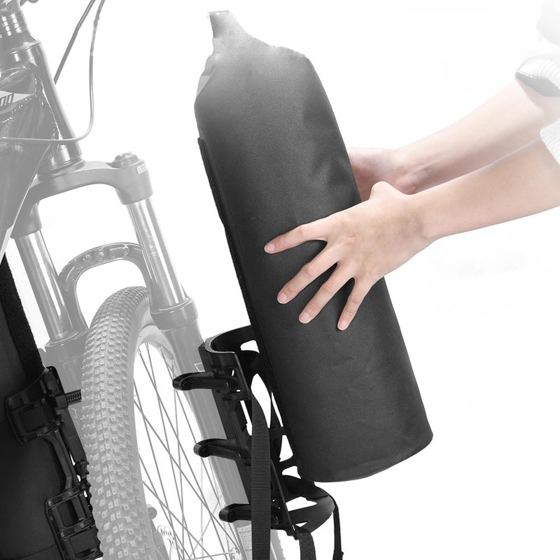 Lixada 3L/7L Bicycle Fork Bag, Waterproof Rolltop Dry Bag, Bicycle