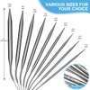 Aeelike Circular Knitting Needles Set Stainless Steel Knitting Needles 32-inch,