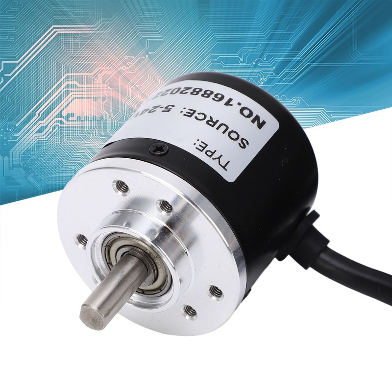 Photoelectric Rotary Encoder Gear Box Motor Incremental Encoder 6mm D