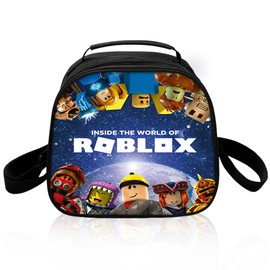 Lunch Bag, Children's Lunch Bag, Lunch Bag, Cartoon Lunch Bag, Waterproof Foldable Lunch Bag for Boys, School, Travel, Office, Picnic, 20 x 20 x 12.5 cm