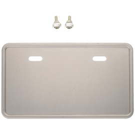 Bike Parts Center 900104 License Plate Base, Large, 4.2 fl oz (125 cc), Silver