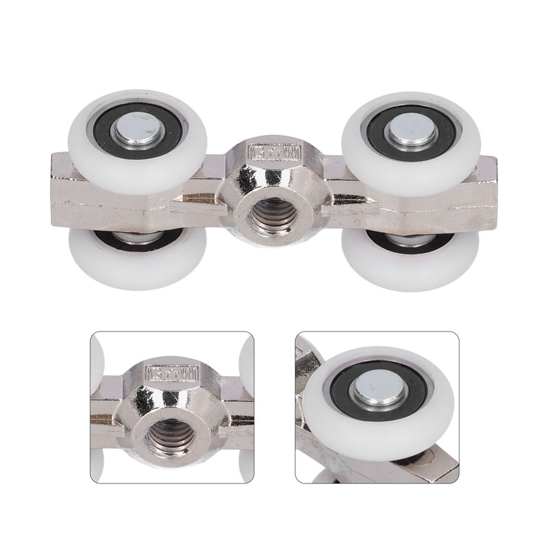 Shower Door Sliding Wheel Suspension Outer Pulley Roller Replacement Accessories