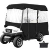 VEVOR 4 Passenger Golf Cart Cover Driving Enclosure Waterproof Person