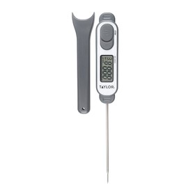 Taylor Pro Waterproof Meat Thermometer Probe, Fast 6 Second Read Time, Ideal for Meat, Fish & Jam Making, Plastic / Stainless Steel, 25 x 3 x 2cm