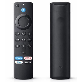 Reiwa 8 Years) Stick Compatible Remote Control, Replacement Smart TV Compatible, Voice Recognition Remote Control with App Button, Equipped with Voice Recognition Function, Prevents Breakdown/Loss