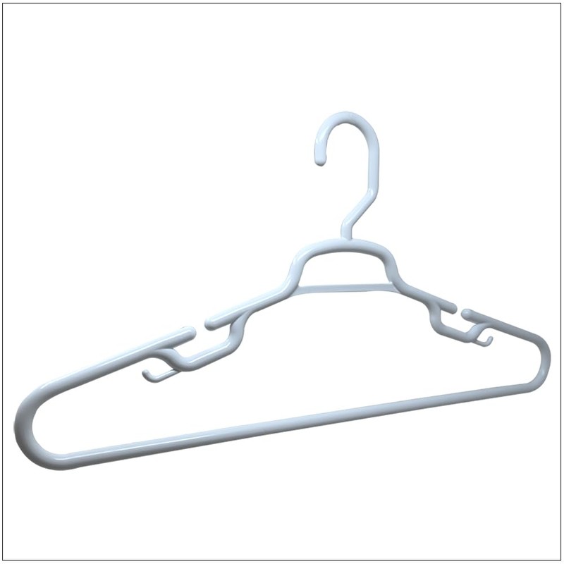 19" Heavy Duty Giant Plastic Hangers – 12 Pack |