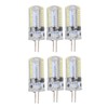 6Pcs GY6.35 LED Bulbs 5W AC 12V Warm White 2700