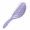 Curved Detangling Brush - Beaded Nylon Bristles - Non-slip -