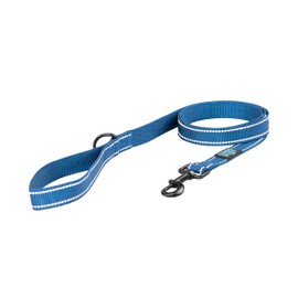 Good Scout 5' Heavy Duty Dog Leash for Large Dogs, Durable Walking & Training Leash for Puppies & Adult Dogs, D-Ring for Waste Bag Storage, Blue