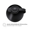 Alfi 'Kugel' (Sphere) Insulated Thermos Can 0.94 L Black Plastic