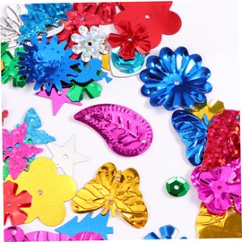 OHPHCALL 50g Mixed DIY Sequins Craft Kit Glitter Confetti Colorful Nail Sequins for Birthday Decorations
