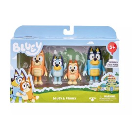 Bluey & Family Figures 4pk Toy New With Box