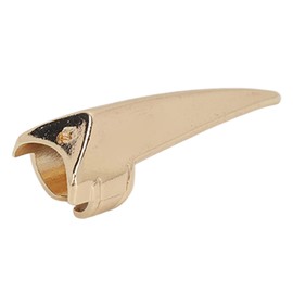 Hair Finger Parting Tool, Hair Parting Stitch Braid Tool, Alloy Durable Dreadlocks Braids Selecting Ring for Wigs Extensions Dress, Metal Hair Sectioning Ring (Golden)