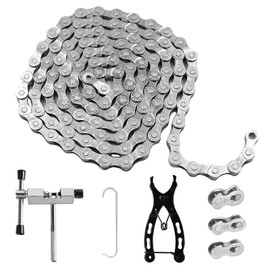 BEELUKY Bicycle Chain Bicycle Chain Hub Gear 6/7/8 Speed Bicycle Chain Tool 1/2 x 3/32 Inch 116 Links Bicycle Chains for Road Bike Mountain Bike Sports Bike