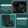 OLYCRAFT 36Pcs 24/400 Flip Top Screw Caps Black Flip Top