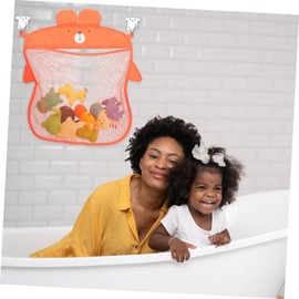 Kisangel Childrens Toys 4pcs Toy Storage Bag Bathtub Toy Holder Shower Toy Bag Toys Hanging Net Bags Shower Toy Organizer Bath Baby Bath Toy Organizer Cartoon Polyester Hammock Child