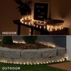 UltraPro LED Rope Lights, 50ft Premium Smoke Black Rope, Warm