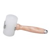 Leather Carving Hammer White T Shaped Nylon Leather Stamping Hammer