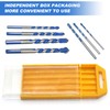 Fliesenbohrer Fliesen Bohrer Set Glasbohrer Keramikbohrer Steinbohrer Hartmetallbohrer Bohrer Set
