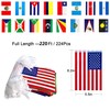 224 Different Countries International String Flags Banner of the World