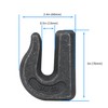 Yision 3/8 inch Weld On Grab Hooks,6PCS Heavy Duty Clevis
