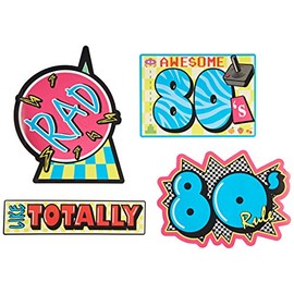 Beistle Awesome 80'S Cutouts Party Accessory