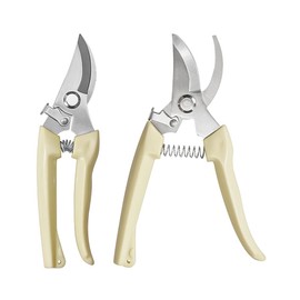 Garden Secateurs Pruning Scissors Bypass Pruners Hedge Shears with Safety Lock for Flowers Fruits Branchs