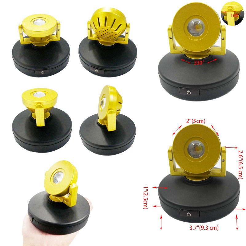 Wireless LED Indoor Spotlight, Rechargeable Uplights Battery Powered Picture Lights