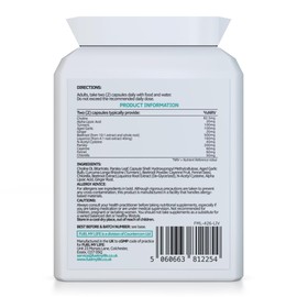 LivCleanse 60 Capsules – Choline, Alpha Lipoic Acid, N-Acetyl Cysteine & 9 Botanicals Including Turmeric and Chlorella